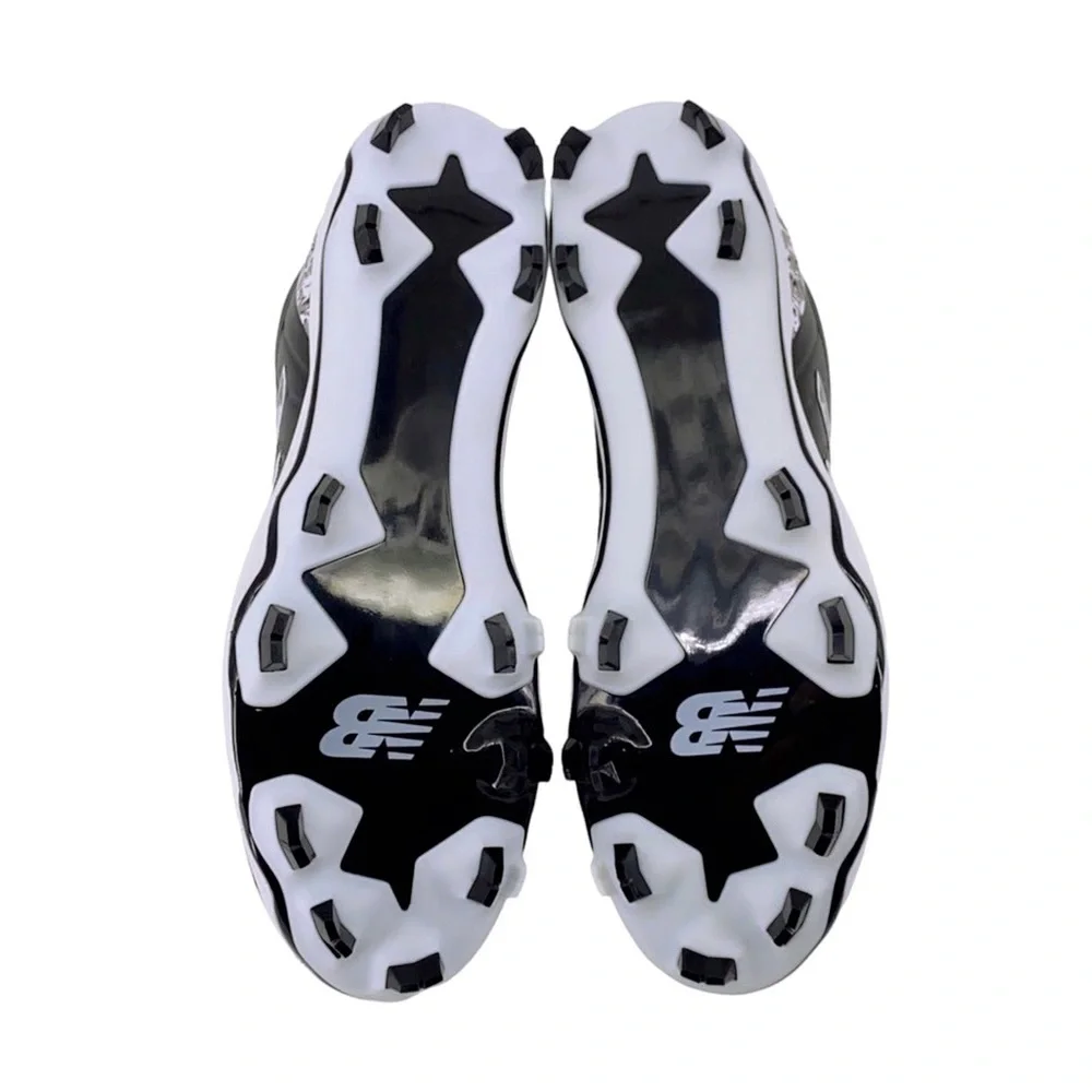 New Balance Pedroia TPU Mens Molded Baseball Cleats - Black/Digital Camo - Picture 3 of 9